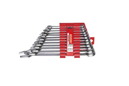 12-PIECE COMBINATION WRENCH SET (Plastic Clip)