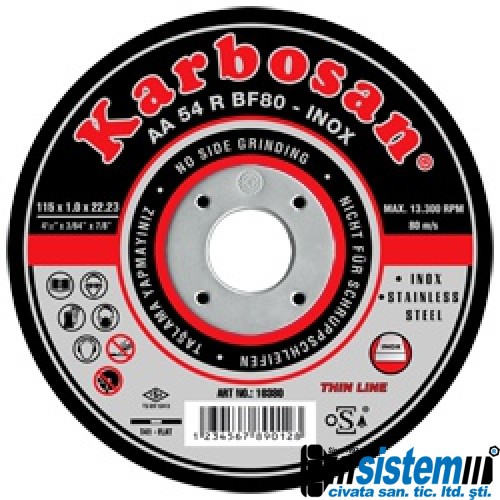 THIN STAINLESS STEEL CUTTING DISC